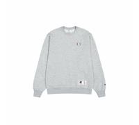 Champion Legacy Retro Sport (220325) - Soft Compact Poly Fleece Back Logo Crewneck Felpa, Grigio Melange, XL Uomo FW24
