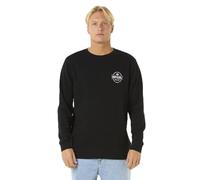 Felpa senza Cappuccio Uomo Rip Curl Stapler Crew Nero Taglia:S
