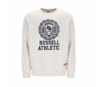 Felpa senza Cappuccio Uomo Russell Athletic Ath Rose Bianco