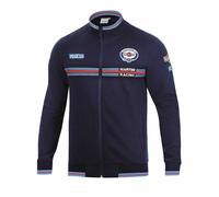 sparco 01278mrbm4xl Martini Racing Felpa, Blu, Standard Unisex Adulto, Azul Marino, XL
