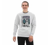 Felpa senza Cappuccio Uomo Vans Global Bianco