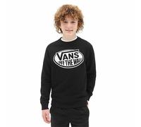 Felpa senza Cappuccio Uomo Vans Off The Wall Nero