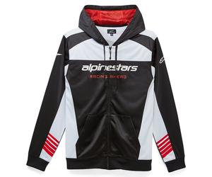 Felpa SESSIONS II Nero Bianco Rosso - ALPINESTARS - UE: XL