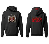 FELPA SLAYER CON CAPPUCCIO HOODIES TRASH DEATH GROOVE NU METAL BAND