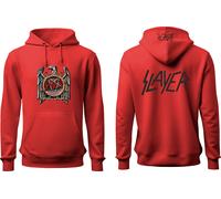 FELPA SLAYER CON CAPPUCCIO HOODIES TRASH DEATH GROOVE NU METAL BAND