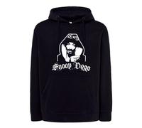 Felpa Snopp Dogg Lion nera rapper hip hop rap rapper con cappuccio o girocollo