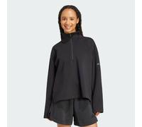 Felpa Soft Lux con zip da ¼ Black XL