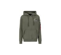 ALPHA INDUSTRIES Felpa 'Space Shuttle' oliva / nero / bianco, Taglia L