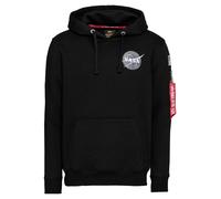 Felpa 'Space Shuttle' Uomo ALPHA INDUSTRIES XXXL blu chiaro / grigio / nero / bianco