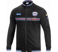 Felpa Sparco Martini Racing Full Zip nera - taglia M