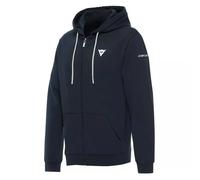 DAINESE - Speed Demon Full-Zip Hoodie, Felpa in Cotone con Cappuccio e Zip, Uomo, Carbonio, XXL