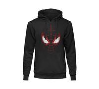 Felpa Spiderman Marvel - Mask glitch ORIGINALE C/ Cappuccio Ufficiale Donna Uomo