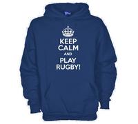 Felpa Sport KQ23 Keep Calm and Play Rugby Terzo tempo palla ovale