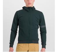 Felpa Sportful Giara Hoodie - Verde scuro L / Verde