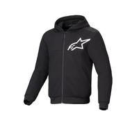 Felpa Sportiva Alpinestars Chrome V2 (Nero/Bianco) Taglia: XXL