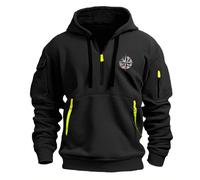 Felpa Sportiva Uomo Felpe Lavoro Felpe Hoodie Pullover Taglie Forti Leggero Felpa One Piece Collo Alto Cappuccio Slim Leggera Sweatshirt Pullover Uomo Invernale 5XL