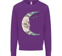 Felpa Steampunk Con Teschio Della Luna Uomo