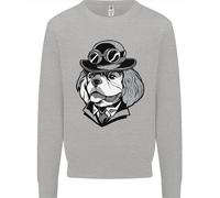 Felpa Steampunk King Charles Spaniel Cavalier Uomo
