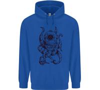 Felpa Steampunk Octopus Kraken Cthulhu Uomo