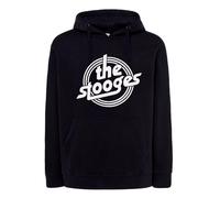 Felpa STOOGES iggy pop rock punk nera girocollo e con cappuccio uomo e bambino