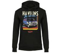 FELPA STRANGER THINGS 5 VAN wsqk furgone ORIGINALE C/ Cappuccio UFFICIALE