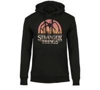 FELPA STRANGER THINGS LOGO ORIGINALE C/ Cappuccio UFFICIALE STAGIONE FINALE