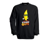 Felpa Stumble Guys bambino bambina skin BANANA GUY cappuccio girocollo unisex