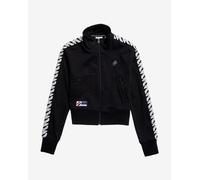 Felpa Superdry Code Tape Track Full Zip nero donna - M