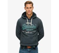 Felpa Superdry M2013687a Hoodie Uomo Cotone Nero