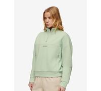 Felpa Superdry Sport Tech Half Zip verde chiaro donna - S