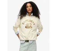Felpa Superdry W2012245a Maglioncino Donna Cotone Crema