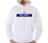 Felpa Supporters KJ220 Milano Nerazzurra Calcio Lombardia Turismo