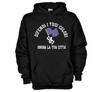 Felpa Supporters KJ392 Difendi i colori Onora la tua città Firenze
