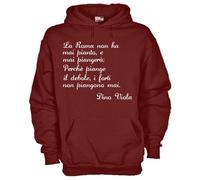 Felpa Supporters KJ396 La Roma non ha mai pianto