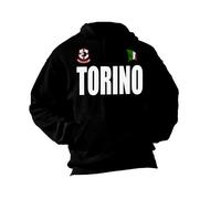 Felpa Supporters KT23_B Torino bianconera Tifosi calcio football fans