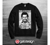 Felpa Sweatshirt nera Pablo Escobar