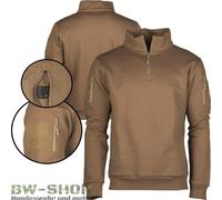 Mil-Tec Tactical, felpa L male Marrone Chiaro (Coyote)
