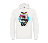 Felpa TEAM WGF di Lyon il VERO LEONE bambino bambina unisex con Cappuccio