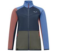 Felpa tecnica da donna Salewa Puez Cammino Pl Jkt W Taglia: M / Colore: blu/verde