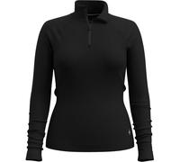 Felpa termica classica in merino donna con zip 1/4 Smartwool Nero S
