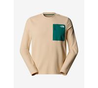 Felpa The North Face Kecha Crew beige chiaro verde - L