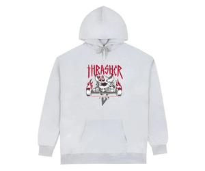 Felpa Thrasher x Toy Machine Monster-Gram Hoodie Ash Grey