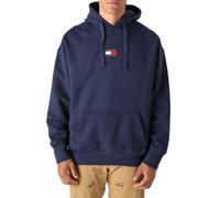 Tommy Jeans Tjm Tommy Badge Felpa con Cappuccio, Twilight Navy, XL Uomo