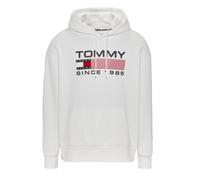 Tommy Hilfiger - Felpa Bianca in Cotone con Cappuccio e Logo - - Sweatshirts & Hoodies - Uomo - Bianco - L