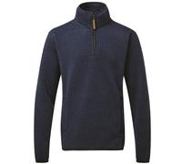 Felpa Top Pullover In Maglia Ultra Calda Foderata In Pile 1/4 Zip Resistente