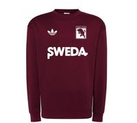 FELPA toro vintage anni 80 calcio con cappuccio e girocollo granata torino retrò