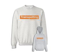 Felpa Trainspotting a Danny Boyle Film Cinema con Cappuccio o Girocollo Grigia