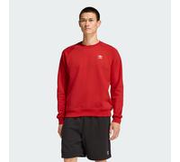 adidas Originals - Trefoil Essentials - Felpa girocollo rosso scarlatto XL