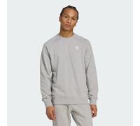Felpa Trefoil Essentials French Terry Crew Medium Grey Heather / White XS