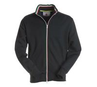 FELPA TRICOLORE ABARTH CORSE LOGO ricamato RACING ITALIA NERO NERA